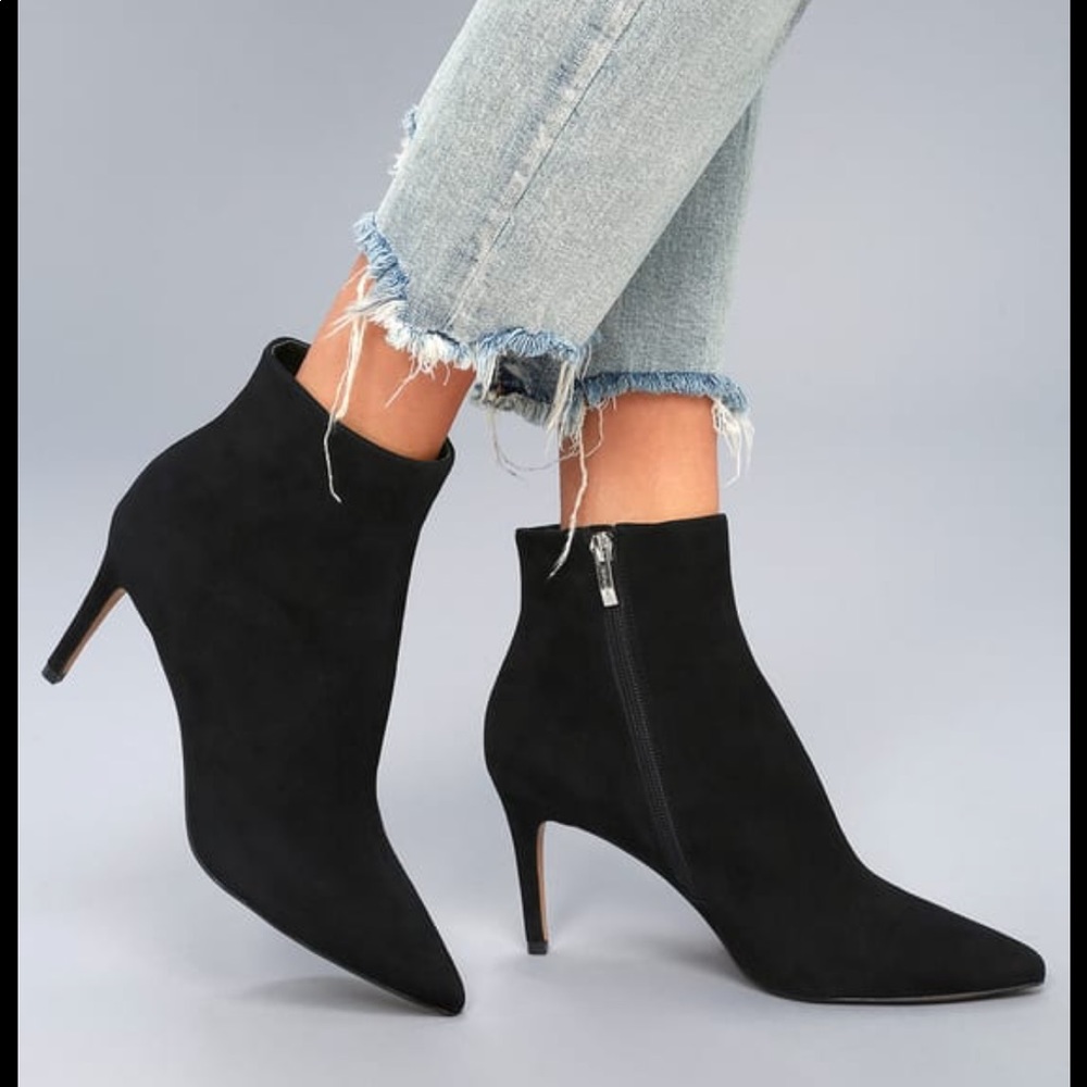 Steven by Steve Madden Logic Suede Booties - Picture 1 of 4